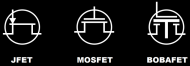 JFET MOSFET BOBAFET - czarny