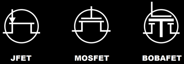 JFET MOSFET BOBAFET - czarny