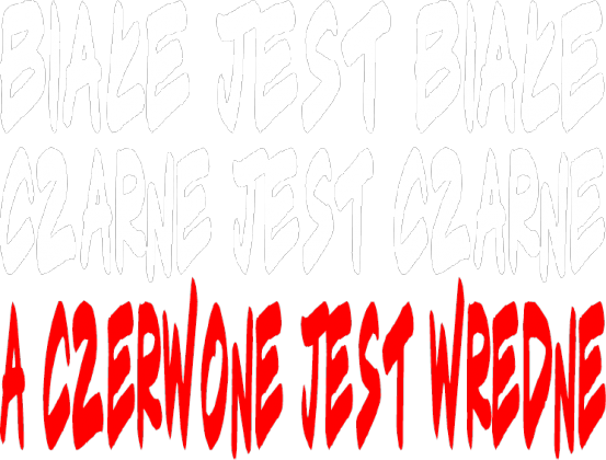 Białe damska czarna