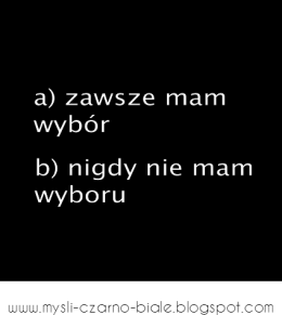 kubek: ZAWSZE MAM WYBÓR