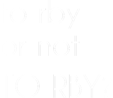 torba czarna: SZEKSPIR - to rby or not to rby?