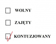 kontuzja, na pocieszenie