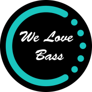 Koszulka Męska "We Love Bass" Czarne Logo