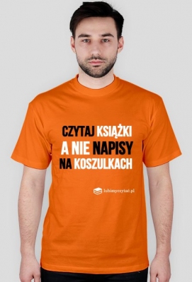 Koszulka męska Czytaj książki - LubimyCzytać.pl