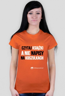 Koszulka damska Czytaj książki - LubimyCzytać.pl