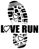 czapka z daszkiem "love run"