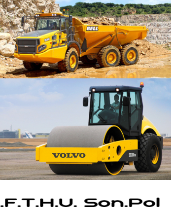 Kubek Z Wozidłem BELL Oraz Walcem VOLVO