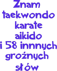 Koszulka, taekwondo, karate, aikido