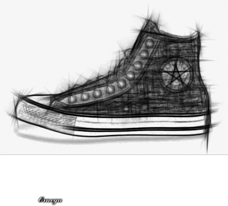 Koszulka Omega trampek pentagram