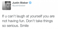 Justin Bieber tweet