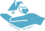 Dom serce do serca - Kubek - blue logo