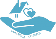 Dom serce do serca - Kubek 2 - blue logo