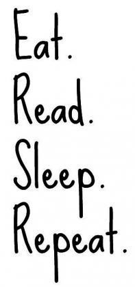 Eat. Read. Sleep. Repeat. | Bluzka damska