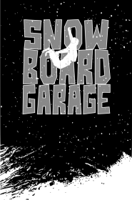 T-shirt snowboard garage big air wht