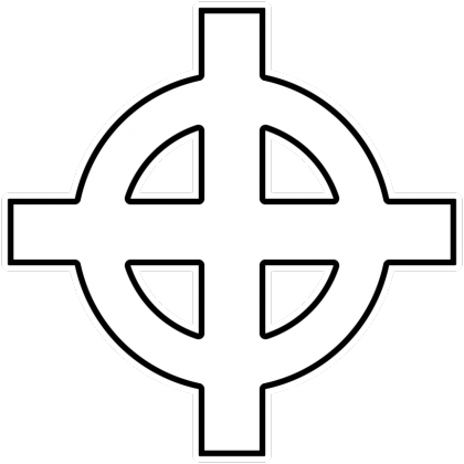 Bluza Krzyż Celtycki Biały