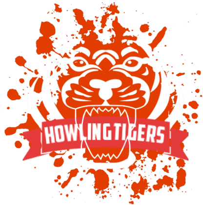 Biała Koszulka Howling Tigers z plamą