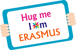 Hug me I'm ERASMUS_bagpack