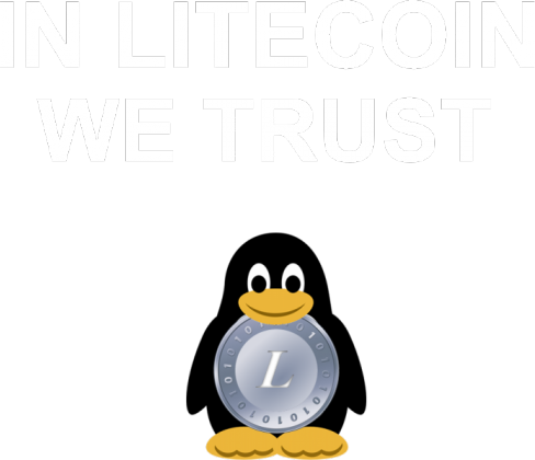 In Litecoin we trust (niebieska)