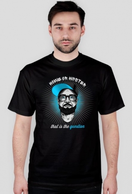 HOMIE OR HIPSTER 4 GUY - ZIGI T-SHIRT