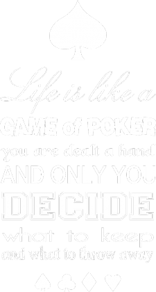 POKER white