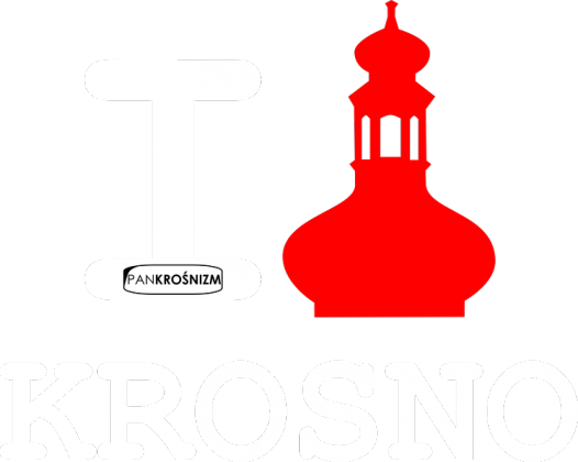 Koszulka I love Krosno - wieża, ciemna, damska