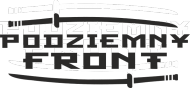 podziemny front black logo bluza 2