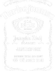 Bluza Turbojanusz biały napis