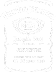 Koszlulka damska Turbojanusz biały napis d