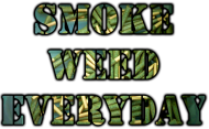 T-SHIRT SMOKE WEED EVERYDAY