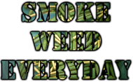 BLUZKA FLOWY - SMOKE WEED EVERYDAY - DAMSKA