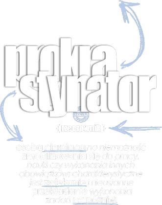 Prokrastynator (prokrastynacja, definicja) by Szymy.pl - damska