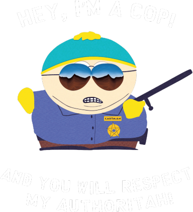 Eric Cartman - autoritah! woman black