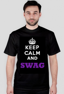 keep calm and swag - Koszulki Z Krainy JA
