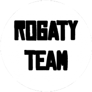 Koszulka RogatyTeam LOGO Męska CZARNA