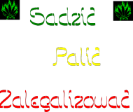 bluza sadzić palić zalegalizować
