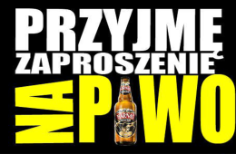 Tshirt przyjmę zaproszenie na piwo