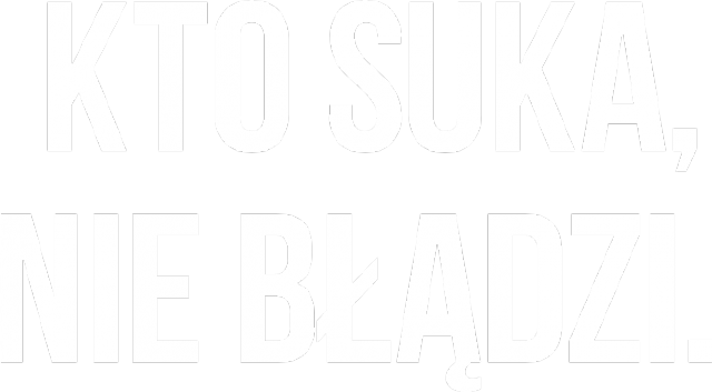 Kto suka, nie błądzi (czarna)