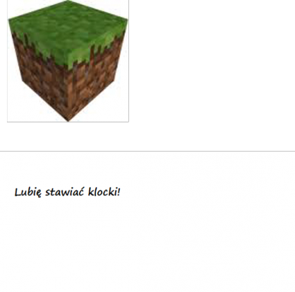 Lubię stawiać klocki!