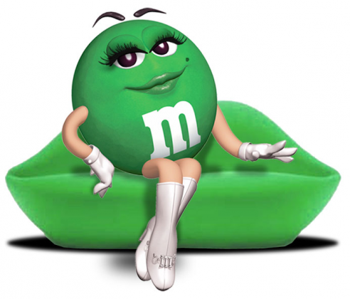 m&m's-koszulka green
