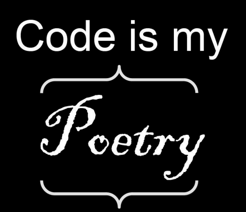 code is my poetry