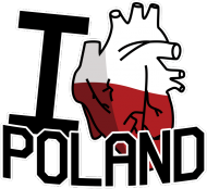 I Heart Poland | Kocham Polskę Przód+Tył
