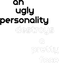 Koszulka "Ugly personality"
