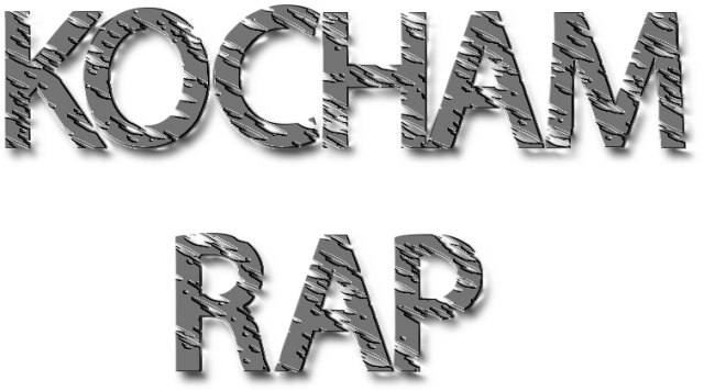 Kocham RAP - męska biała