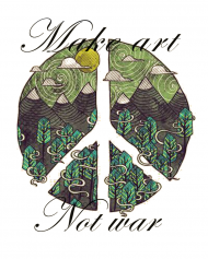 Koszulka Make art Not war (M)