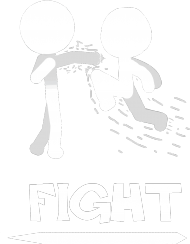 koszulka stickman fight (czarna) (męska)