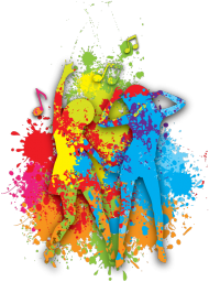 Colorful dance