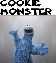 Cookie Monster Dla pań :)
