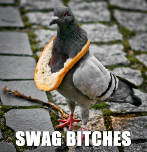 #swag - nadruk