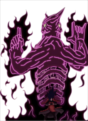 Naruto shippuuden madara susanoo black