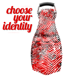 koszulka nurkowa choose your identity biała